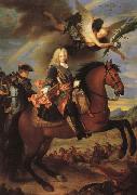 Jean Ranc Equestrian Portrait of Philip V France oil painting reproduction